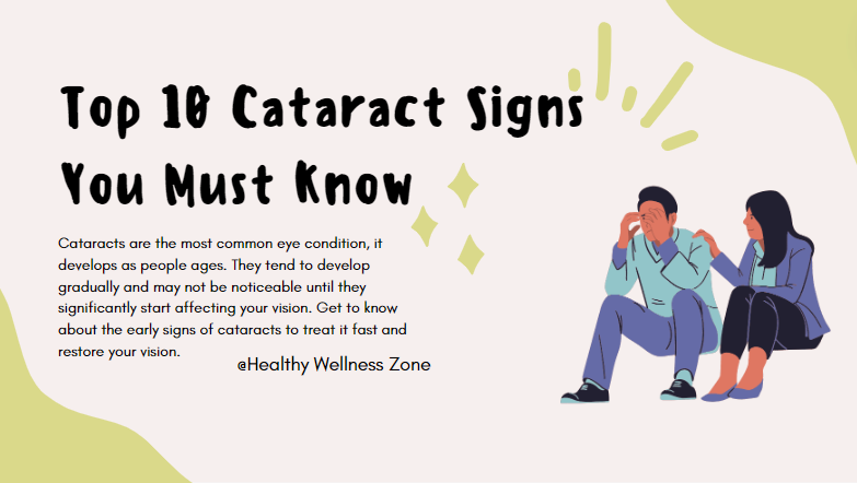 cataract signs